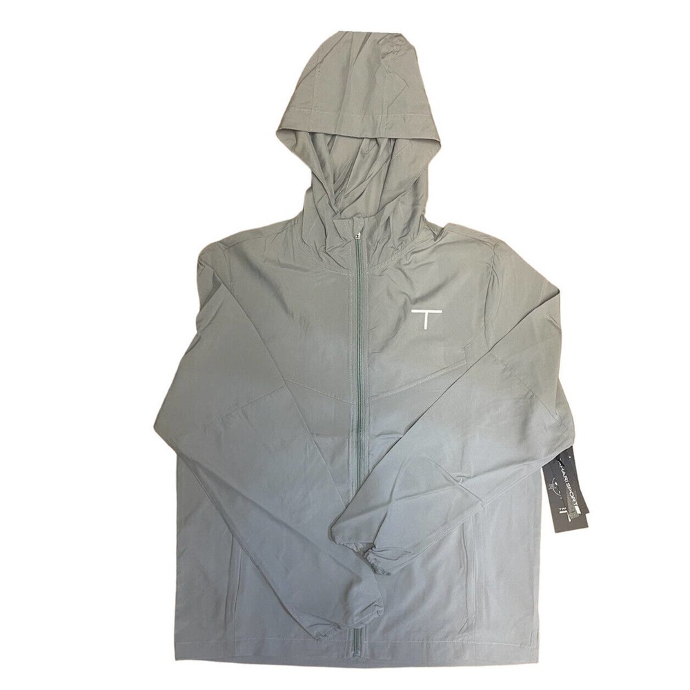 Tahari Sport Motion Tech Thin Jacket Preformance Wear Breathable Water Repellent